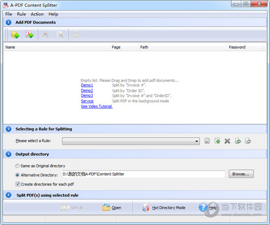 A-PDF Content Splitter