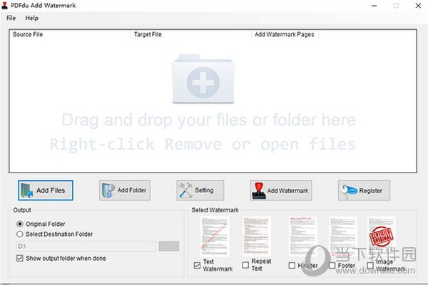 PDFdu Add Watermark