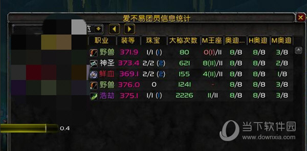 魔兽世界teamstats