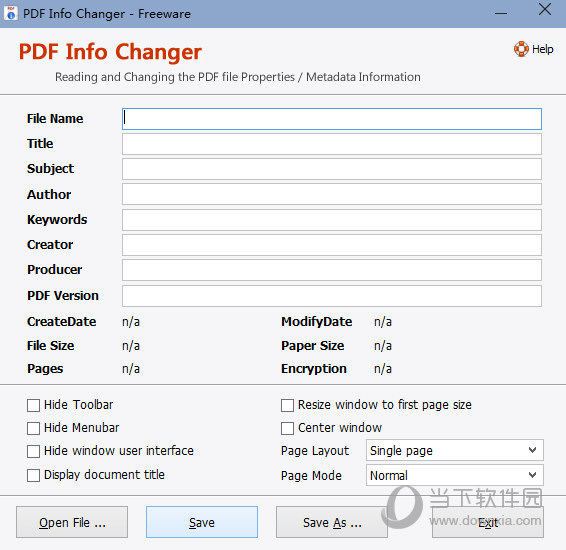 PDF Info Changer