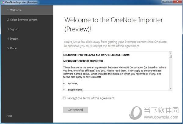 OneNote importer