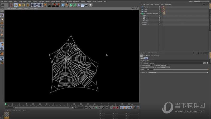 AEscripts SpiderWeb for Cinema 4D