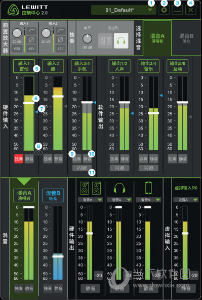 Lewitt Control Center
