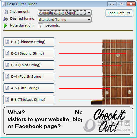Easy Guitar Tuner