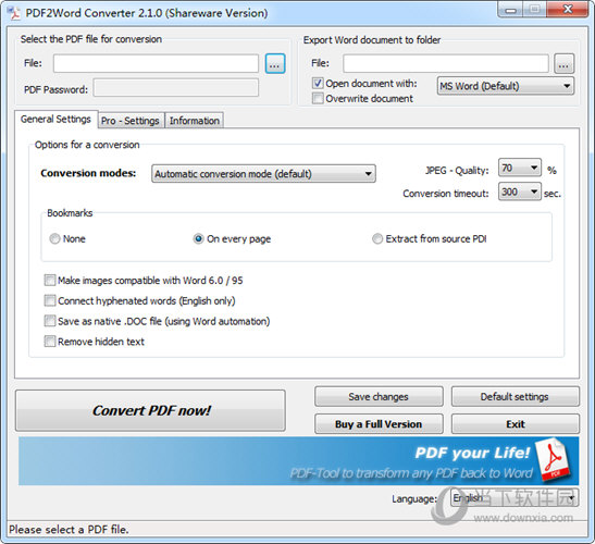 BullZip PDF2Word Converter