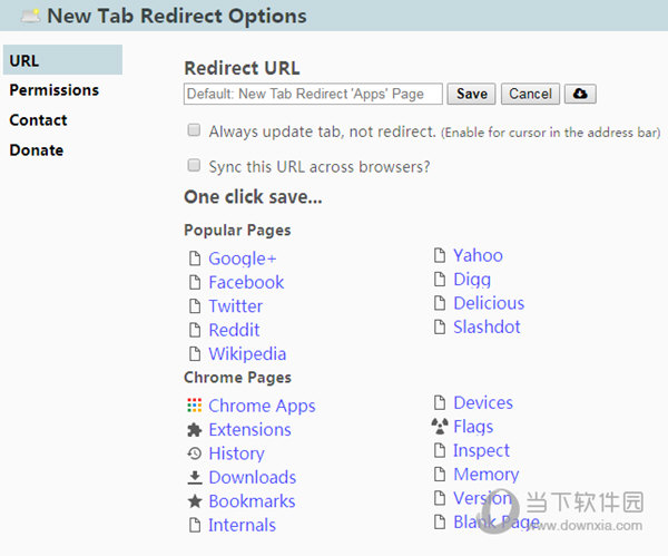 New Tab Redirect