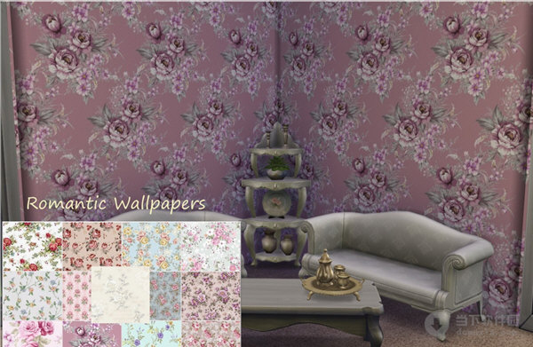 模拟人生4欧美甜美碎花墙纸MOD V1.0 绿色免费版下载