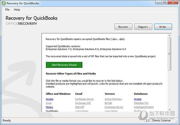 Recovery for QuickBooks