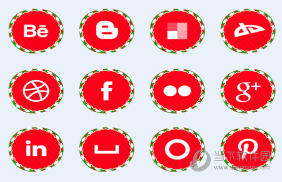红色社交软件图标