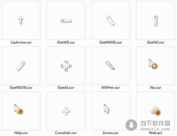 带卡通字符的鼠标指针
