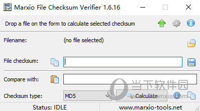 Marxio File Checksum Verifier