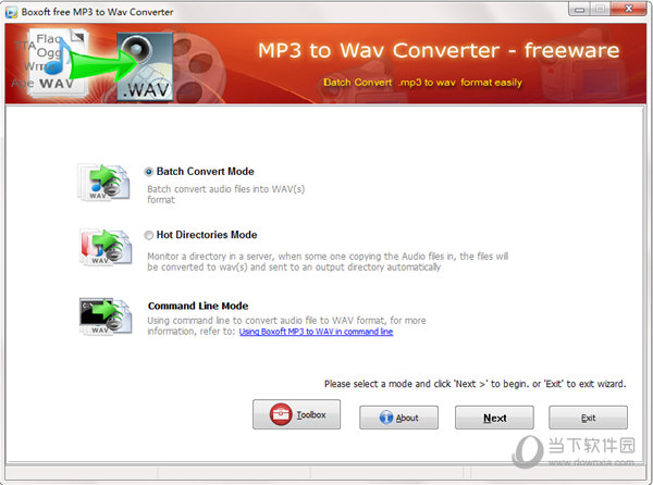 Boxoft MP3 to WAV Converter
