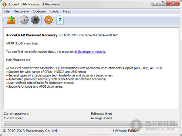 Accent RAR Password Recovery