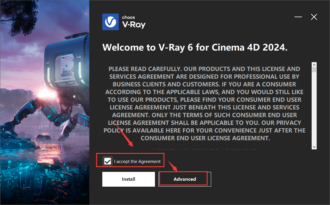 VRay for C4D安装教程步骤