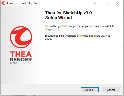 Thea For SketchUp安装教程步骤