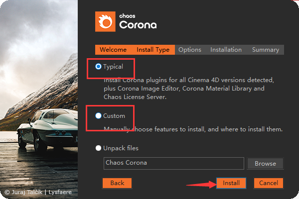 Corona for C4D安装教程步骤