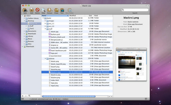 BetterZip for Mac 2.3.3 中文破解版下载 – Mac上最好用的压缩解压缩工具-1 BetterZip for Mac 2.3.3 中文破解版下载 – Mac上最好用的压缩解压缩工具-1